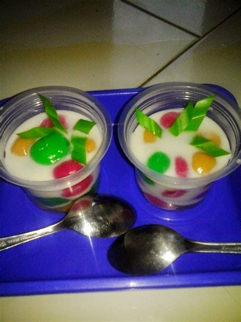 resep bubur bola pelangi enak kesukaan anak anak