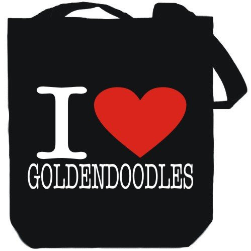 black goldendoodle pictures. Canvas Tote Bag Black ” I LOVE Goldendoodles ” CLASSIC Dogs