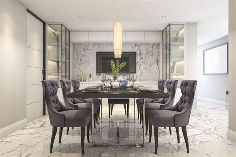 gray dining room design ideas
