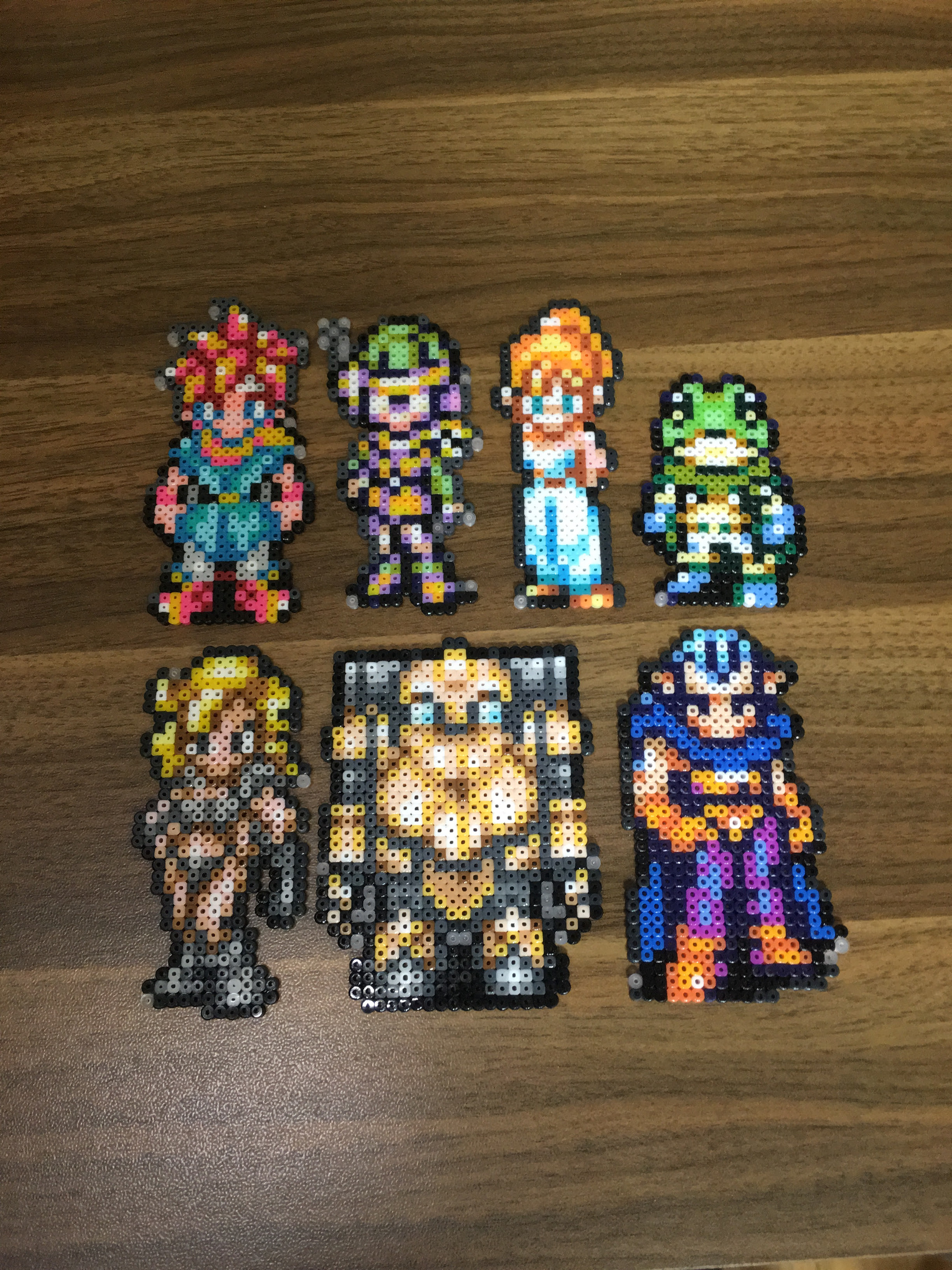 クロノトリガー主要キャラクター アイロンビーズでドット絵再現ブログ