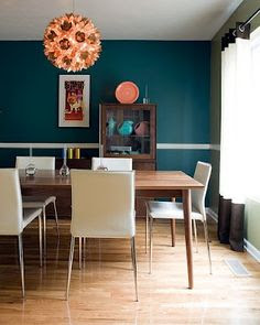Teal Dining Rooms on Pinterest