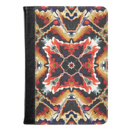 Colorful Tribal Geometric Abstract Kindle Case