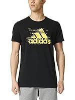 adidas Camiseta Manga Corta Ess Logo (Negro)