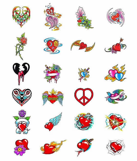Heart Tattoo Designs & Symbols  Size:560x660