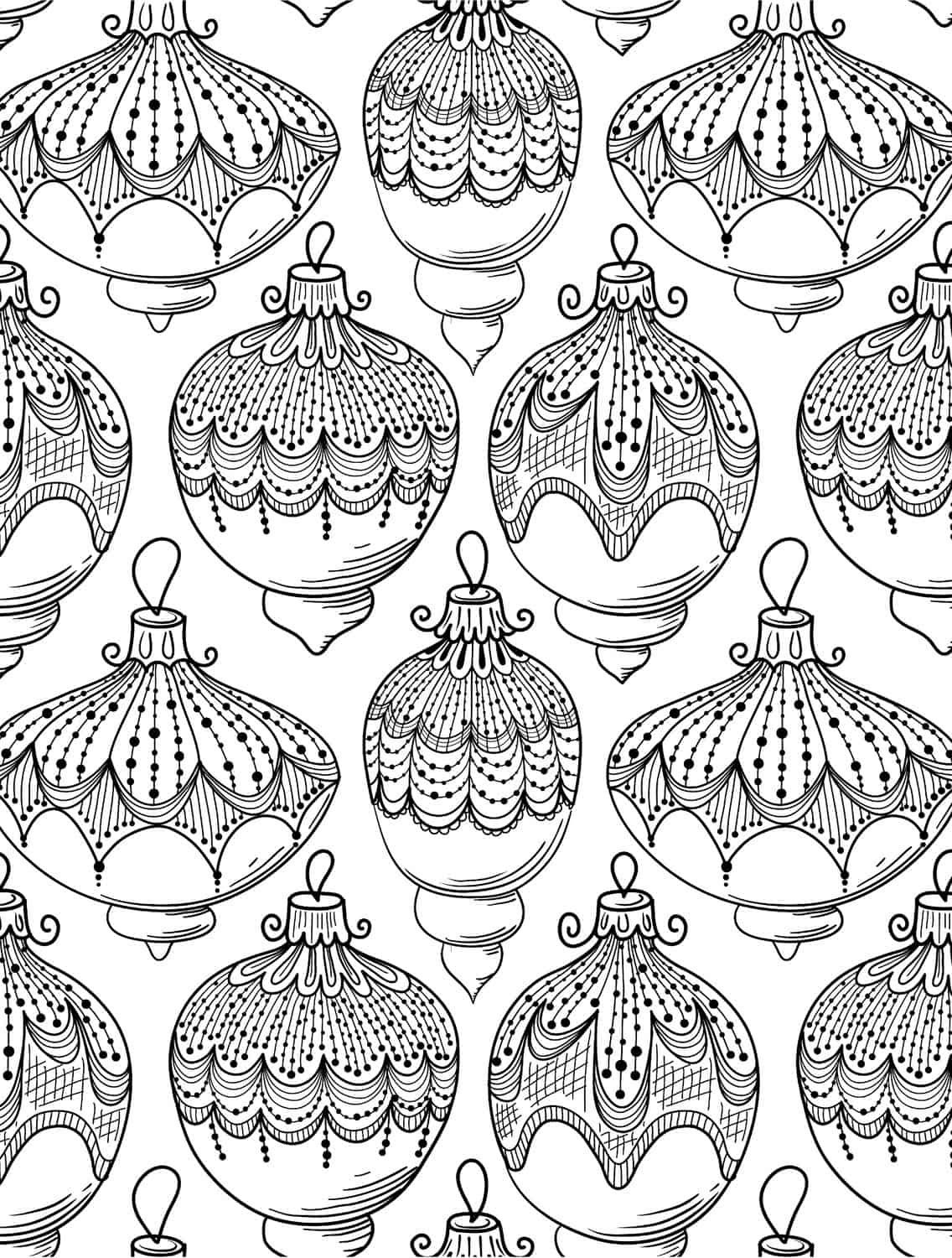 christmas pages coloring adults to fun These sparkle pretty. want and just I so them are ornaments and