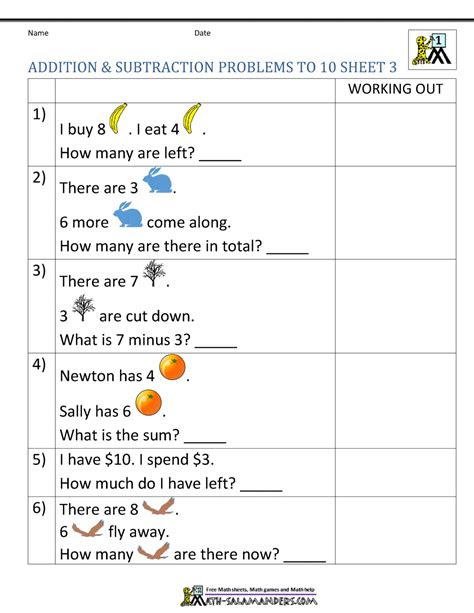 To addition · up · worksheet · worksheets for kindergarten. subtraction word problems kindergarten kindergarten