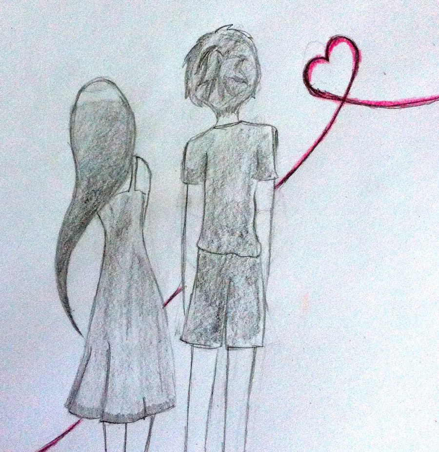 Boy And Girl In Love Drawing At Getdrawings Free Download