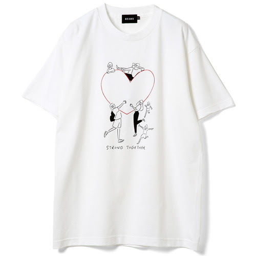 Beams人気イラストレーター長場雄さん描き下ろしのチャリティーtシャツ