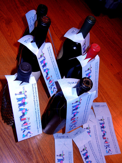 Teacher's Bottle labels