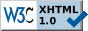 Valid XHTML 1.0 Transitional