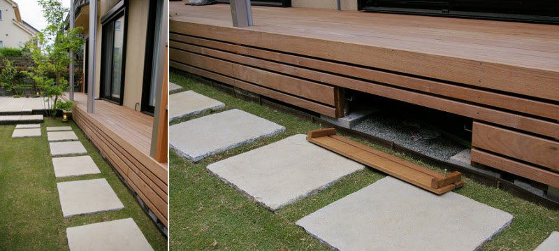 Diy ウッドデッキを使った収納アイデア 床下収納やベンチも ラディーチェ