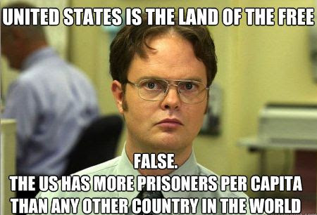 Dwight Schrute Meme United States Is The Land Of The Free