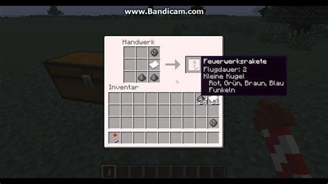minecraft wie craftet man raketen tutorial youtube