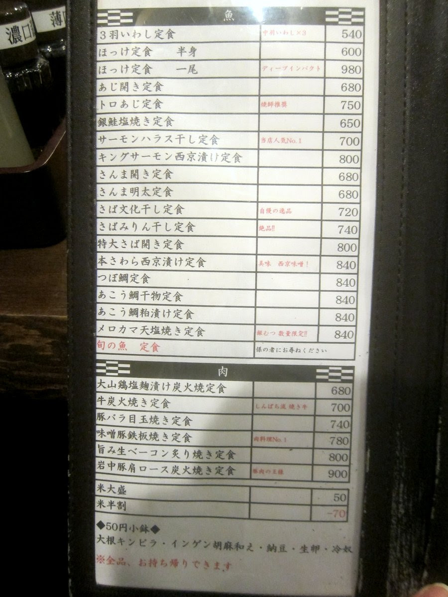 炭火焼干物定食 しんぱち食堂 西武新宿店 めしlog