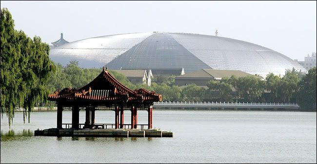 opera de Pekin sur l'eau