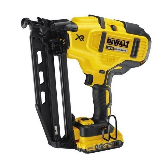DEWALT DCN660D2 18V XR BRUSHLESS 2ND FIX NAILER WITH 2X 2.0AH LI-ION 