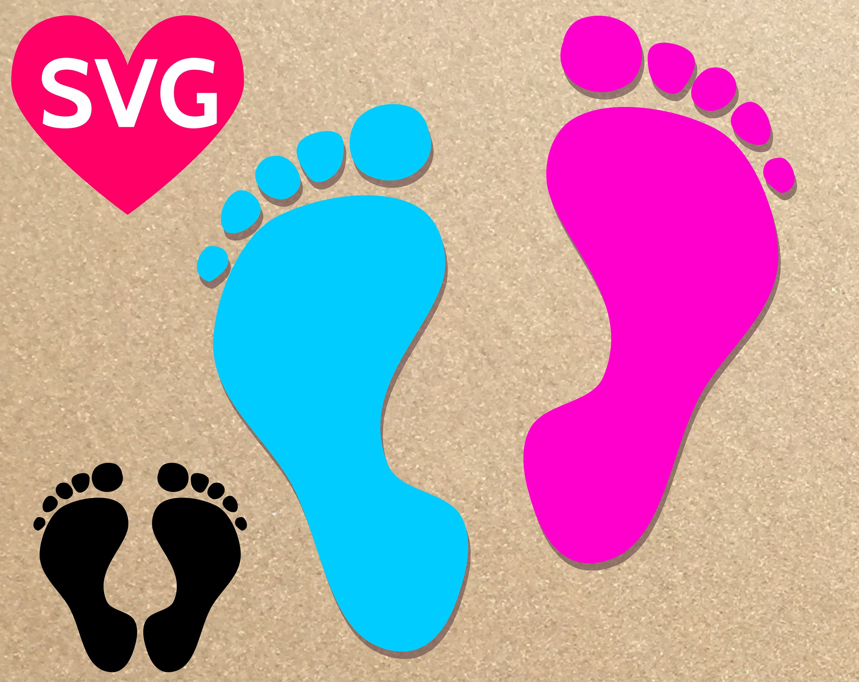 Download Baby Feet Silhouette at GetDrawings | Free download