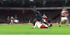 Arsenal captain Laurent Koscielny left with gruesome injury after accidental stamp by Manchester United striker Romelu Lukaku