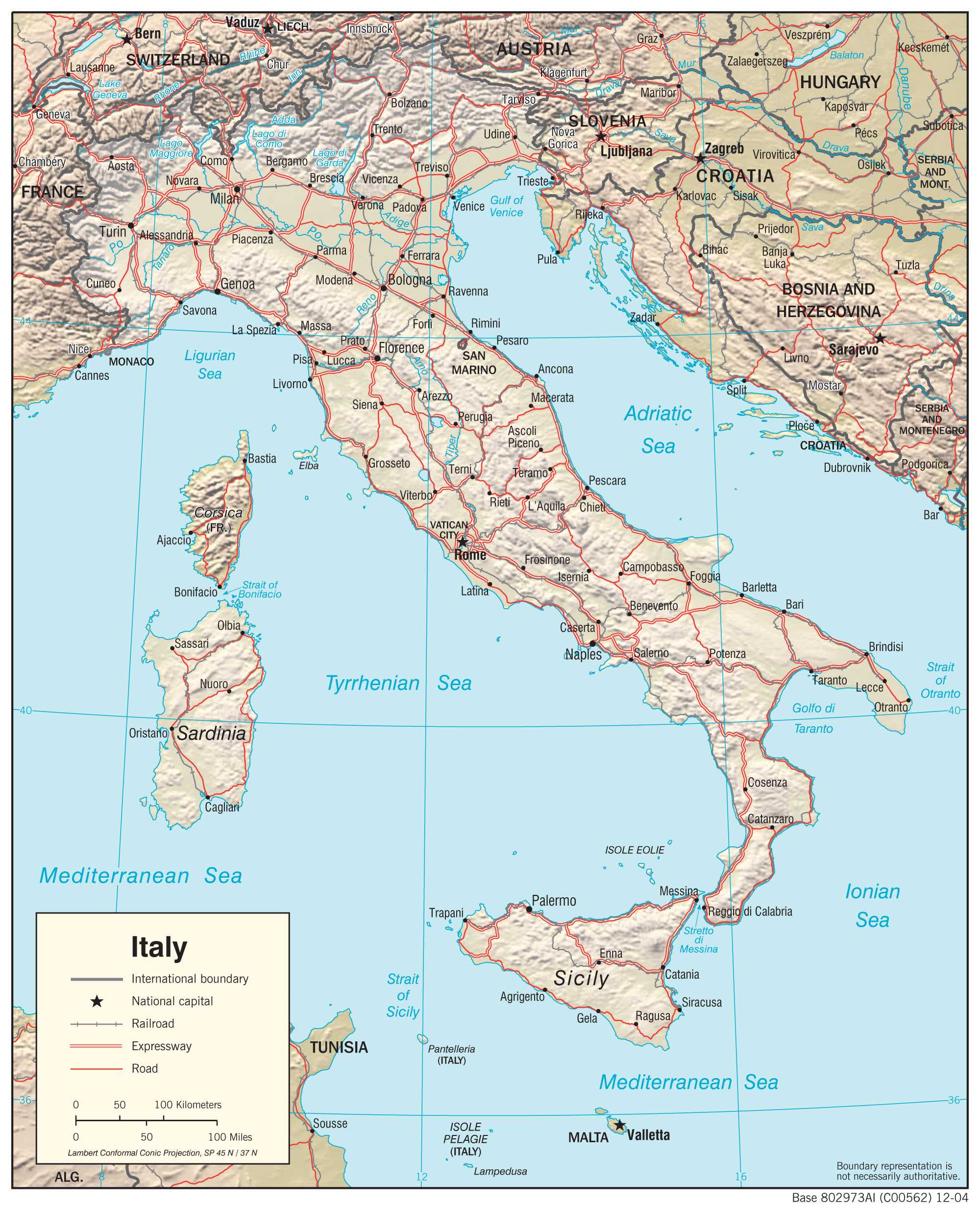 Italy Maps Perry Castañeda Map Collection Ut Library Online