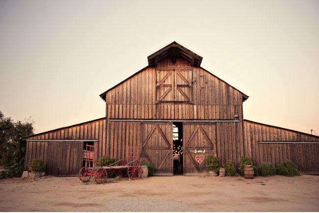 barn wedding reception