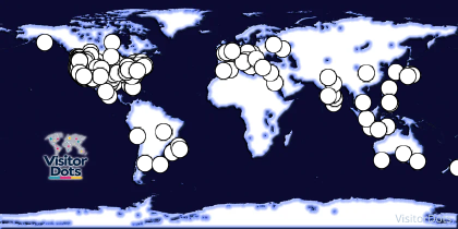 Profile Visitor Map - Click to view visits
