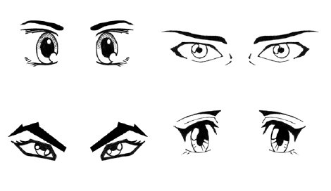 cartoon eyes drawing. teach how to draw eyes