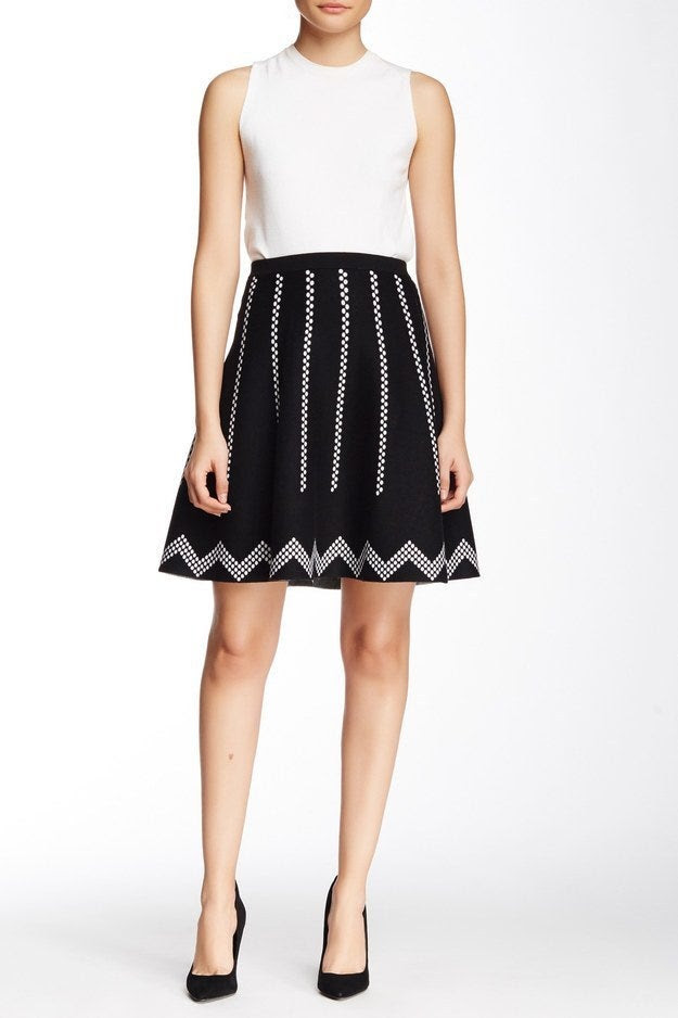 This black and white skirt that looks a little Anthropologie-ish.