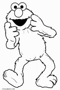 printable elmo coloring pages for kids  cool2bkids