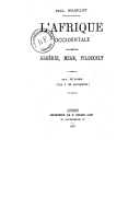 L Afrique occidentale : Algérie, Mzab, Tildikelt / Paul Soleillet