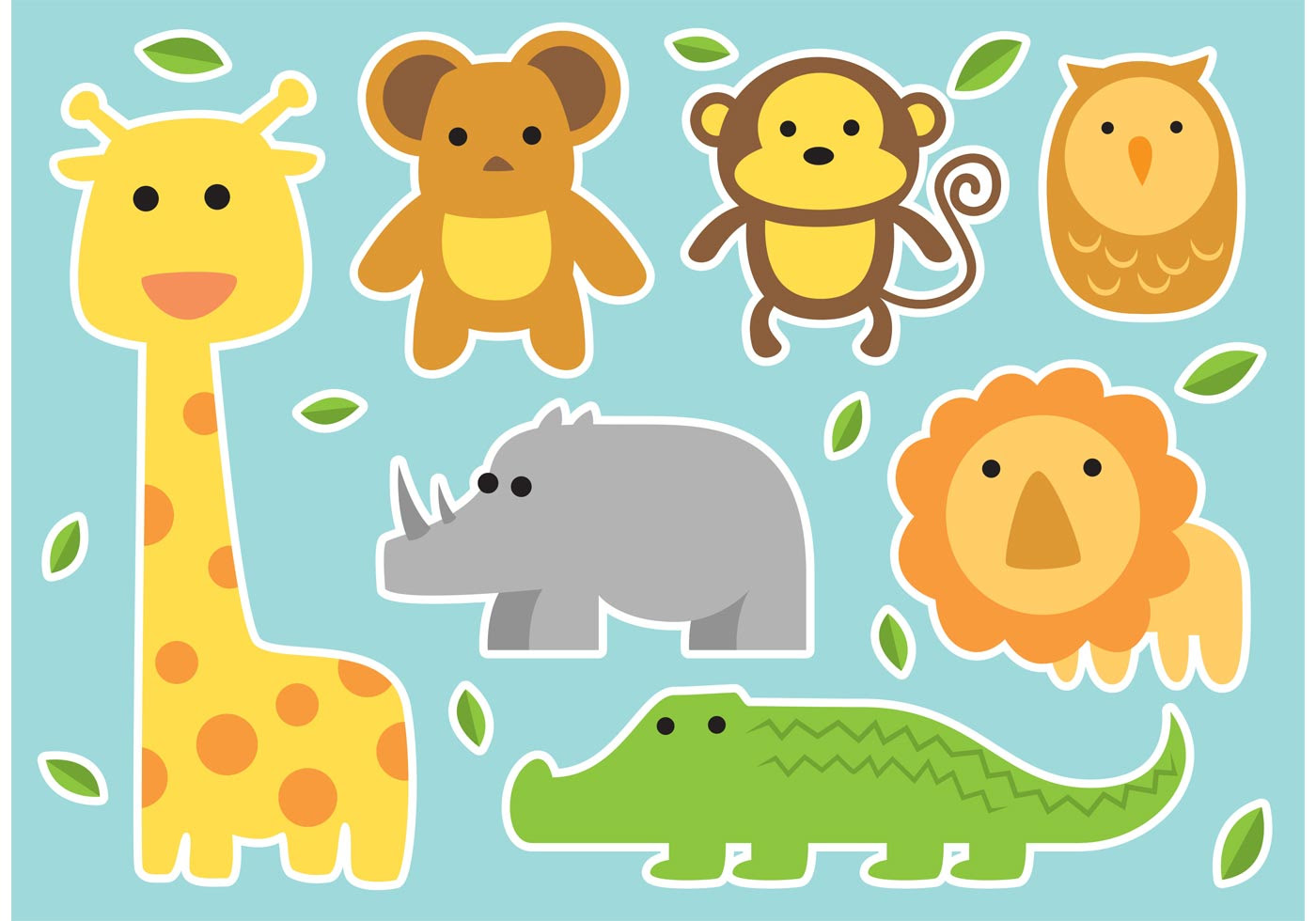 Download Baby Vector Animals - Download Free Vector Art, Stock ...