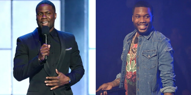 Kevin Hart “Rap Battles” Meek Mill: Watch