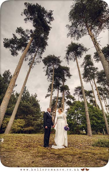Tall Trees Wedding Couple Suffolk Atmospheric Wedding Photos Bromswell Vintage - Hello Romance