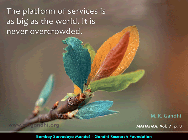 Mahatma Gandhi Quotes on Service