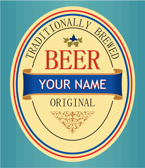 セット の 鮮やか ビール ラベル ベクター 05 無料ベクター素材サイトのサシアゲル