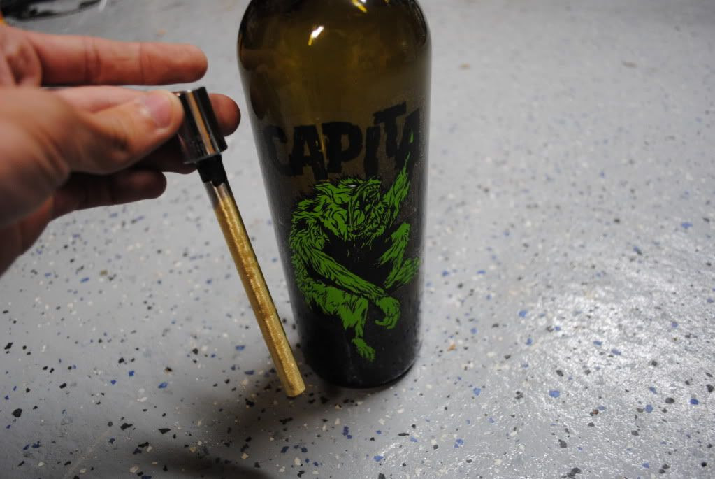 Water Bottle Bong Weed. Making a wine ottle bong!