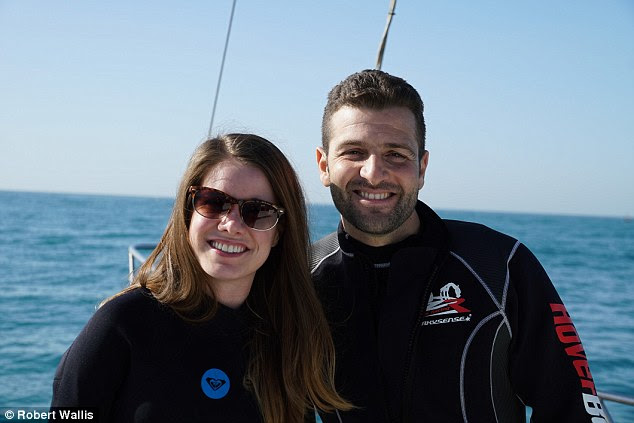MailOnline Travel's Harriet with Franky Zapata: The Frenchman has spent his entire life doing extreme things. ‘I really need challenge to enjoy my life,’ he revealed