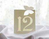 Table Numbers - Custom Quantity - Butterfly - Event Decor - Papercut