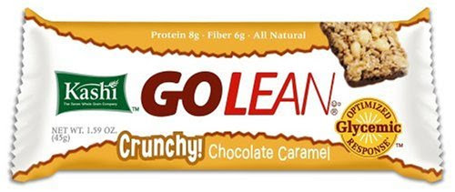 Kashi GOLEAN Bar Crunchy! Chocolate Caramel, 1.59-Ounce Bars (Pack of 12)
