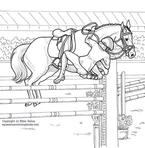 Coloring pages for children : horse jumping coloring pages to print thiva hellas