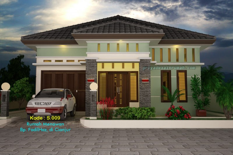Rumah 1 Lantai Elegan 3 Kamar Tidur Jasa Desain Rumah Rumah 1 Lantai Elegan 3 Kamar Tidur Jasa Desain Rumah