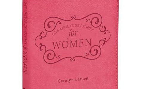 Free Reading One-Minute Devotions for Women Pink Faux Leather Download Links PDF