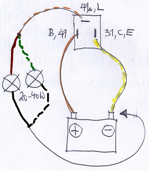 Schaltplan Blinkrelais 3 Polig - Wiring Diagram
