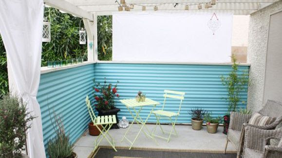 painted metal fence | fences | Pinterest