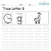 letter g alphabet tracing worksheets free printable pdf - free letter g tracing worksheets
