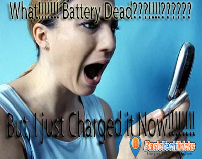 dead battery, you spoilt it