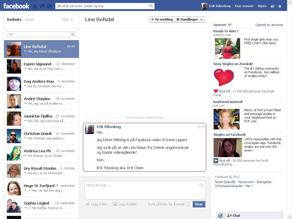 line nilsen hm facebook