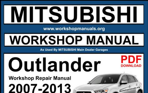 Pdf Download mitsubishi workshop manuals Hardcover PDF