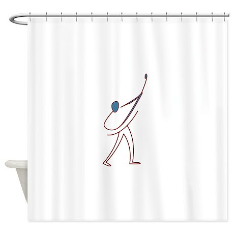 Golf Shower Curtain by GraphicDream