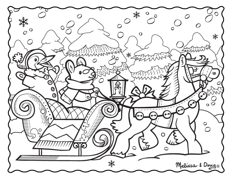 Free Coloring Pages Winter Scenes at GetColorings.com  