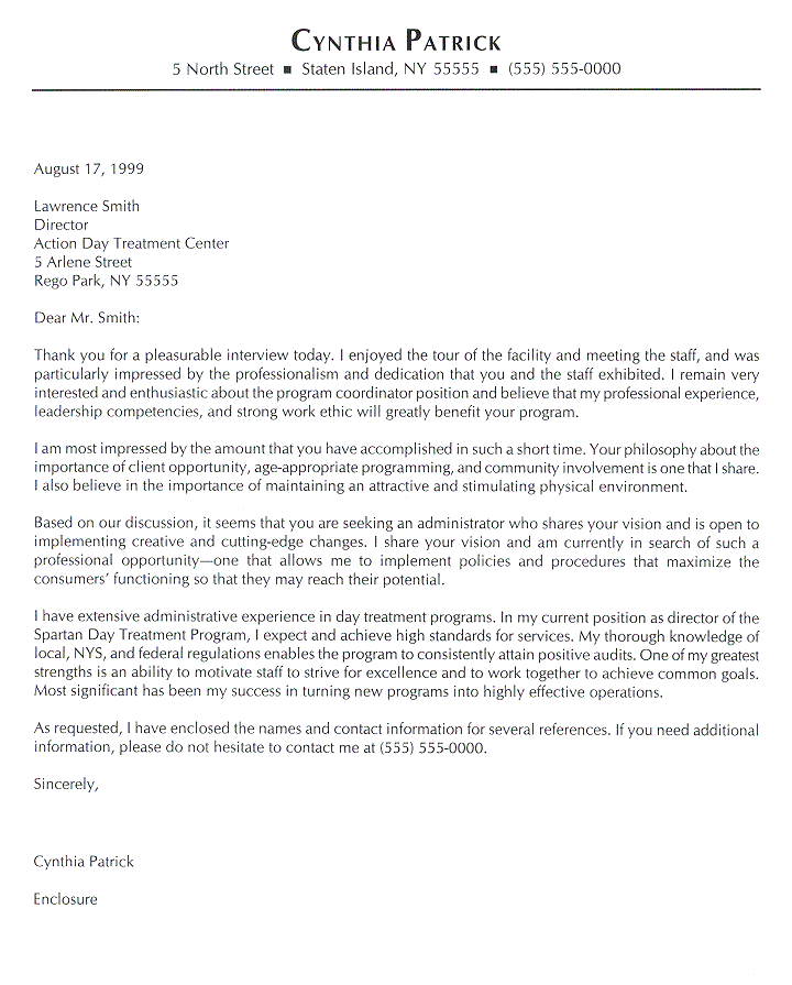 thank you letter samples after interview. thank you letter samples after
